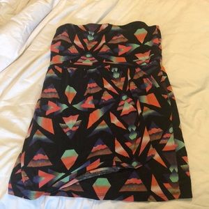 Cotton Strapless Dress